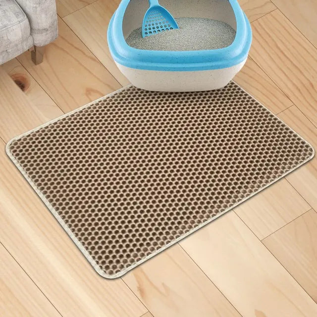 Cat Litter Mat Waterproof Double Layer