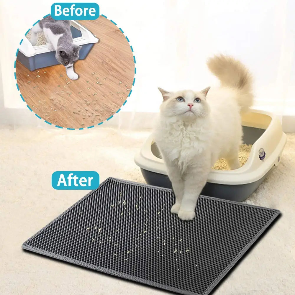 Cat Litter Mat Waterproof Double Layer