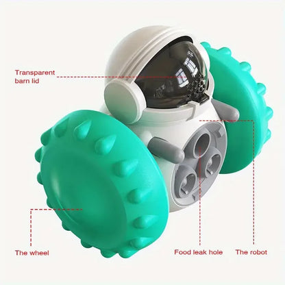 Interactive Dog Treat Puzzle Dispenser Toy