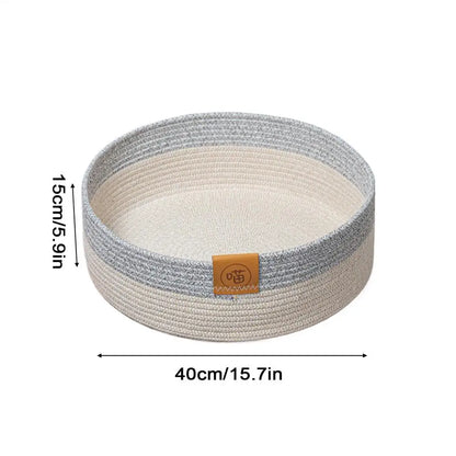 Woven Cat Bed Basket