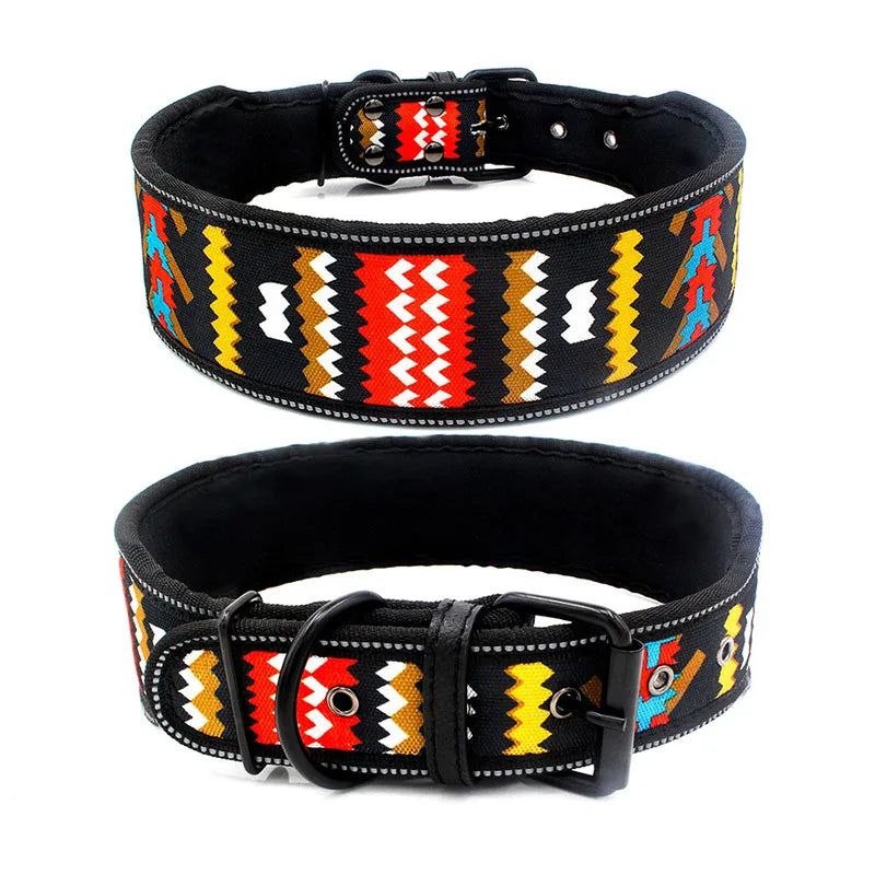 Reflective Puppy Dog Collar with Buckle Soft Padded