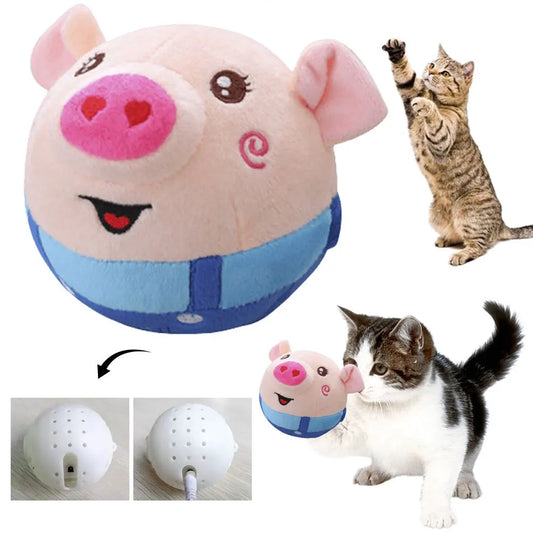 Pig  Moving Pet Plush Toy USB Rechargable
