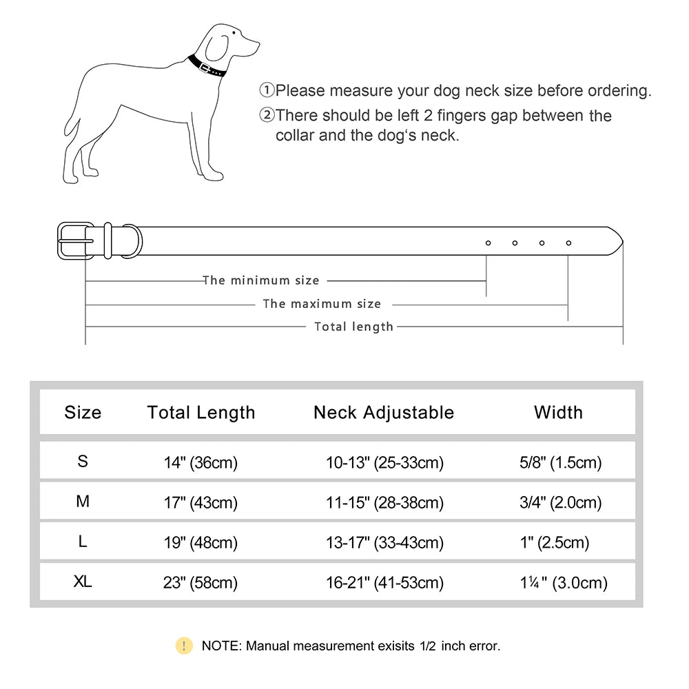 Leather Dogs Collars