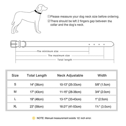 Leather Dogs Collars