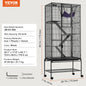 64.6" Rolling Metal Ferret Cage Large 4-Tier