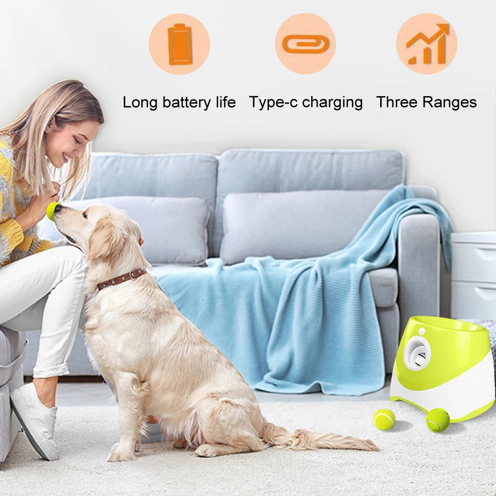 Dog Tennis Ball Launcher Automatic