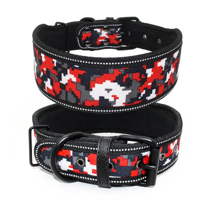 Reflective Puppy Dog Collar with Buckle Soft Padded