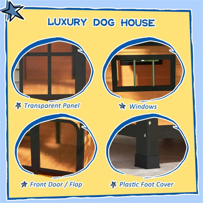 Natural Pet Dog House Outdoor