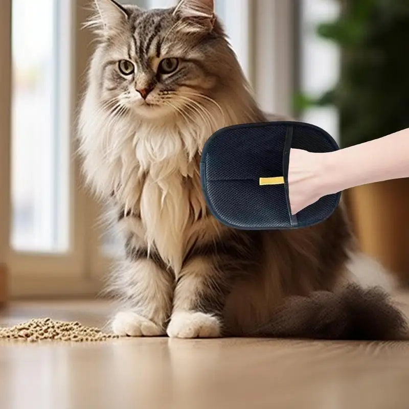 Pet Grooming Gloves Double Sided
