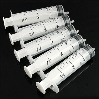5pcs 1ml,3ml,5ml,10ml,20ml,2.5ml,30ml,50ml Sterile pet feeding disposable syringe