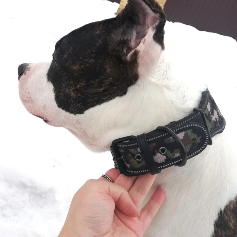 Reflective Puppy Dog Collar with Buckle Soft Padded