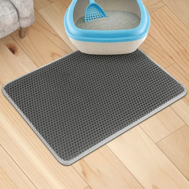 Cat Litter Mat Waterproof Double Layer