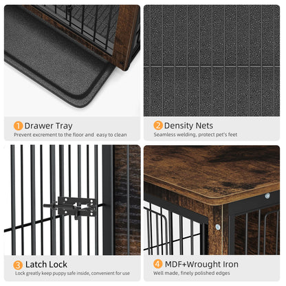 Dog Crate End Table S M L 3 Sizes