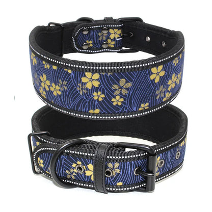 Reflective Puppy Dog Collar with Buckle Soft Padded