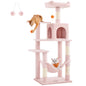 Feandrea Cat Tree, 56.3-Inch Cat Tower for Indoor Cats,
