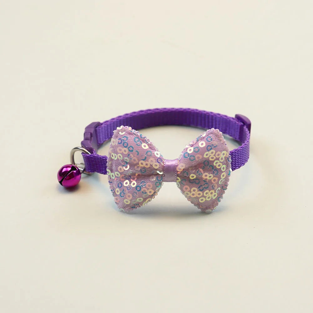 Bow Bell Collars Cute Cat Collars
