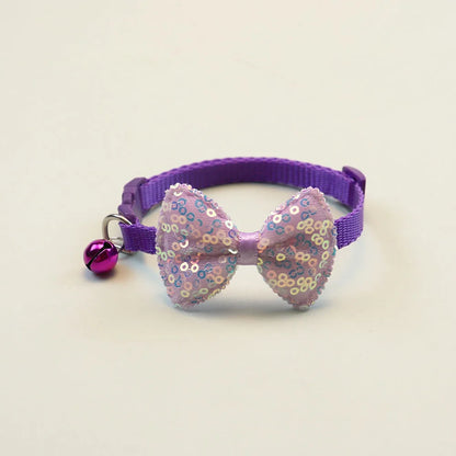 Bow Bell Collars Cute Cat Collars