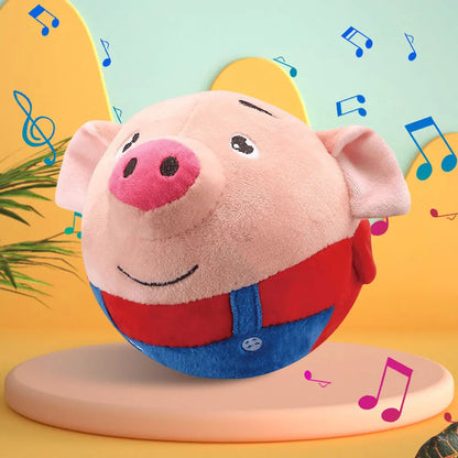 Pig  Moving Pet Plush Toy USB Rechargable