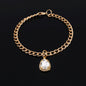 Cute Rhinestone Cat Collar Diamond Dog Collar with Bling Charm Adjustable Rhinestones Dog Puppy Necklace with Crystal Pendant